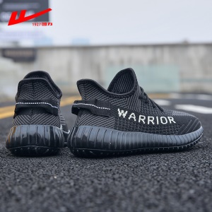 回力男鞋春夏季网面鞋子男百搭运动休闲鞋舒适潮流板鞋透气健步鞋 黑色 41