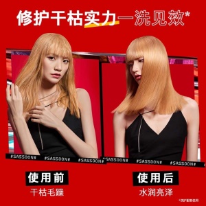 沙宣修护水养洗护套装 洗发露500ml*2+护发素400ml 针对干枯受损发质 轻盈蓬松不扁塌 男女士通用