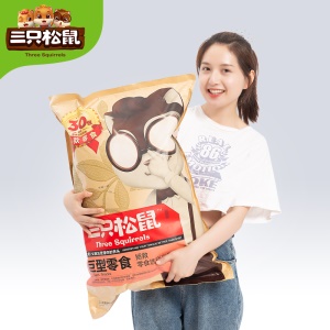 三只松鼠巨型零食大礼包坚果炒货肉干辣条饼干花生果干薯片锅巴生日礼物送女友儿童零食猪饲料送礼 巨型零食大礼包