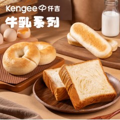 仟吉 牛乳面包早餐 厚切吐司 代餐饱腹食品零食充饥 6袋 （组合）