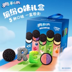 奥利奥（Oreo）夹心饼干 五口味混合装388g 休闲零食大礼包 共20包 早餐下午茶