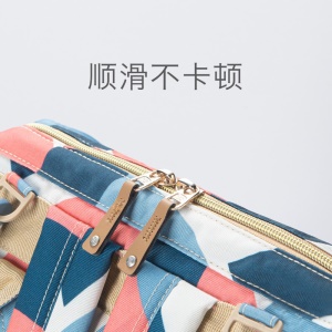 babycare妈咪包新款上班时尚多功能大容量母婴手提背包妈妈外出双肩包小号 贝卡粉-升级款