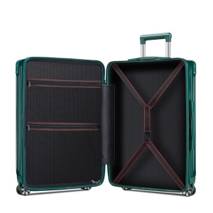 梵地亚（Vantiiear）行李箱男万向轮26英寸拉杆箱耐磨抗摔旅行箱商务密码箱女学生时尚潮流皮箱子 黑色