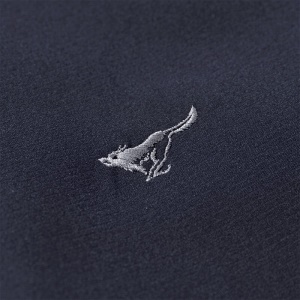 七匹狼夹克男休闲外套男装2021秋装新款男士纯色绣标防风衣服男式夹克衫商务男装上衣服饰韩版 细节版-102深蓝色 175/92A/XL